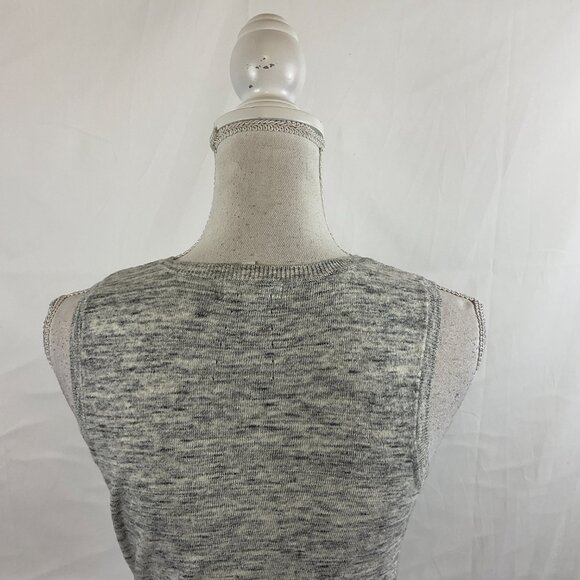 Joie Knit Maxi Dress S Gray Mottled Sleeveless - Picture 9 of 12